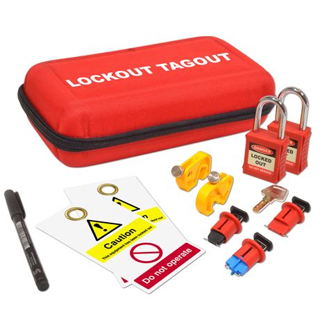 electrical lock out box|lockout tagout kits for electricians.